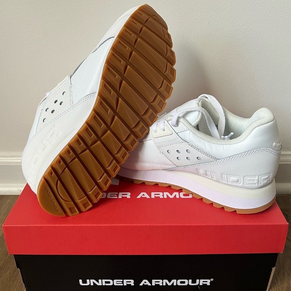 Women's Under Armour Essential Runner Shoes, Size 10 White NEW - Picture 7 of 7